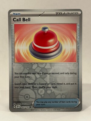 Call Bell 165/191 Reverse Holo - Pokemon TCG Surging Sparks - Near Mint ...