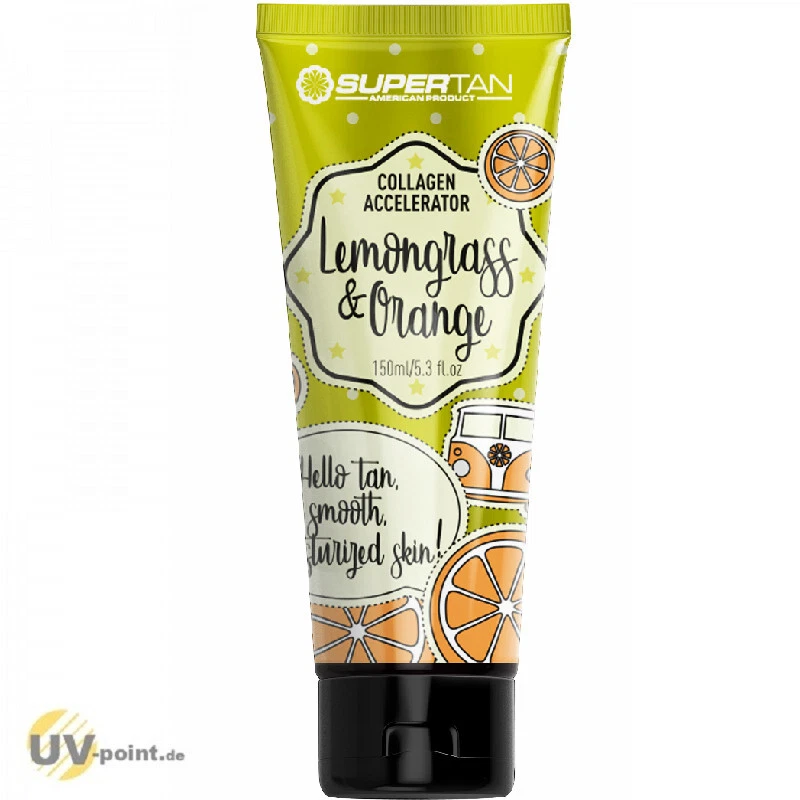 SuperTan LEMONGRASS & ORANGE Collagen Accelerator 150ml Solarium Bräunungslotion