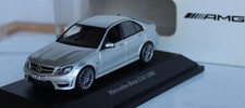 1:43 MERCEDES C63 AMG  C KLASSE W204  FACELIFT  ab 2012  SILBER  EXTREM  SELTEN
