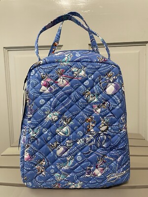 Vera Bradley Disney - Cinderella Paisley Friends Lunch Bunch Case Tote Bag NWT