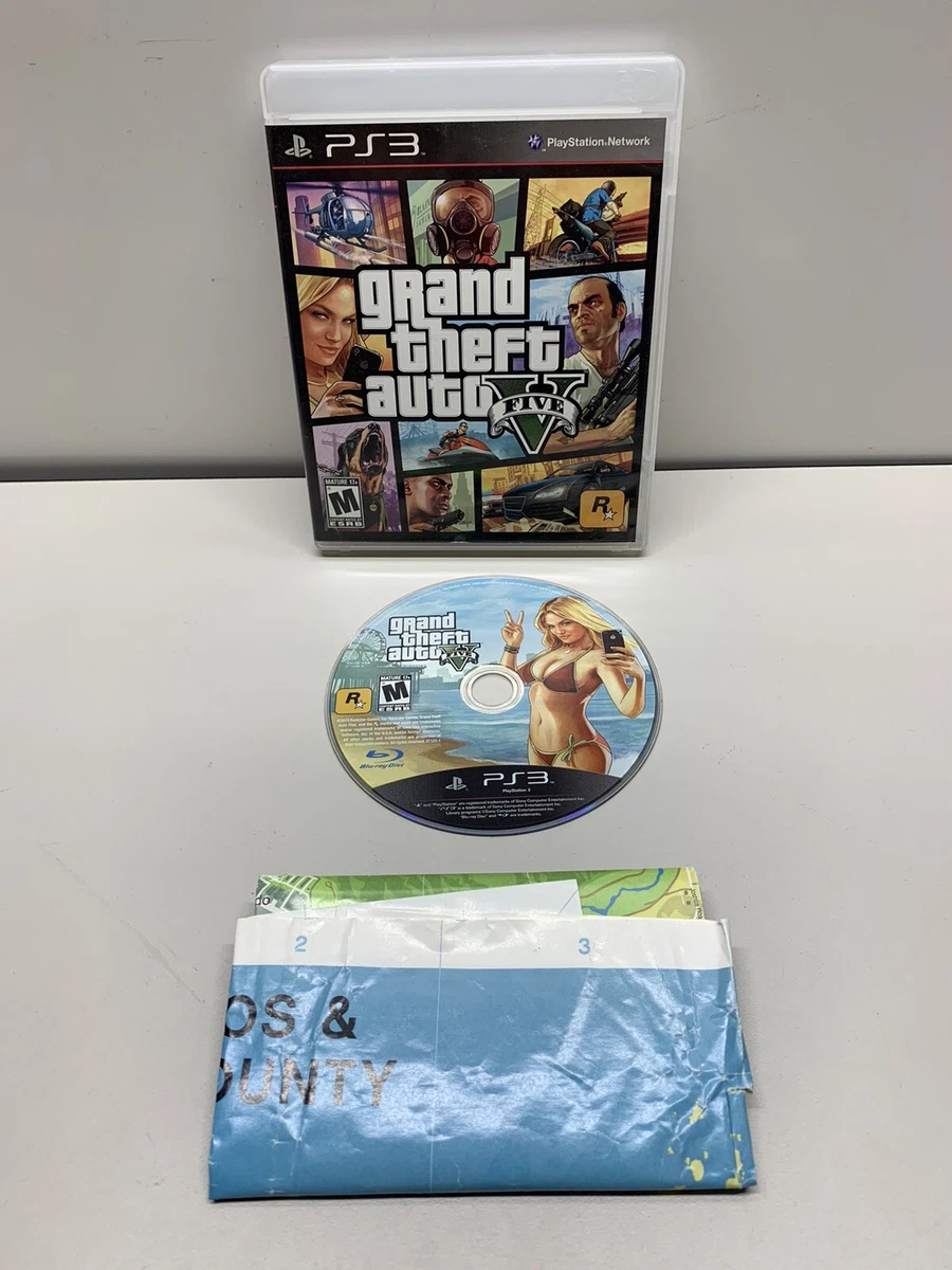 Grand Theft Auto V Playstation 3 Ps3 Video Game Gta 5 eBay