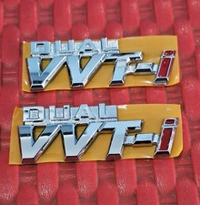 Toyota Rush Terios Front Fender Dual Vvti Ornament Emblem Bagde Set Toyota Rush Terios Front Fender Dual Vvti Ornament Emblem Bagde Set