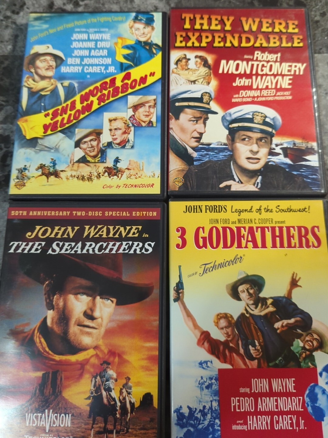 John Wayne John Ford Film Collection 8 DVD Boxed Set The Searchers Special Edit eBay