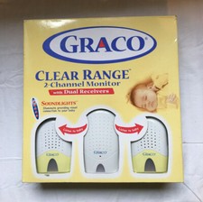 Graco Clear Range Channel Baby Monitor Dual Receivers for sale