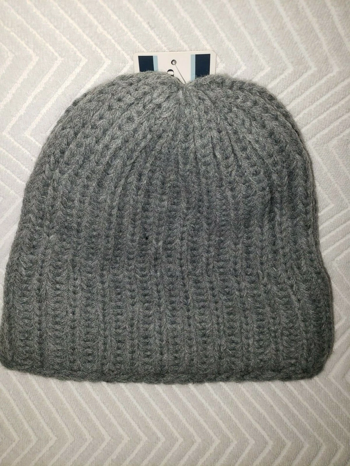 Gorro acanalado Saddlebred para hombre gris NUEVO Foto 2 de 4