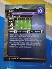 Axis Allies War at Sea Miniatures USSR Kirov CARD ONLY