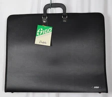 Sigo® Art Portfiolio 17 x 22 x 1" Black, NOS