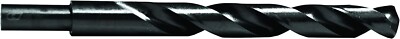 Century Drill & Tool 24732 Pro Grade Black Oxide Drill Bit, 1/2'' Reduced Shank