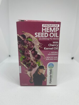 Forever Well Organic H*mp Oil 10,000 mg with Organic Cherry Kernel Oil; Healthy