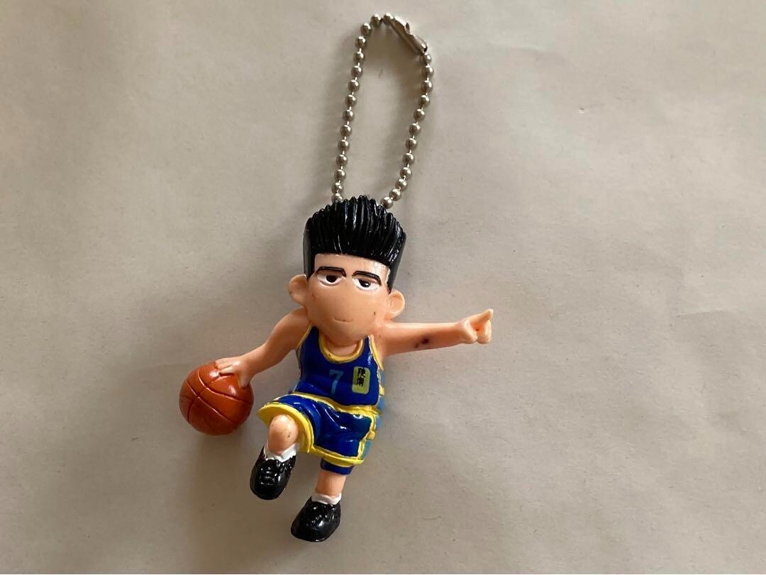 Japanese anime SLAM DUNK mini figure keychain Akira Sendo