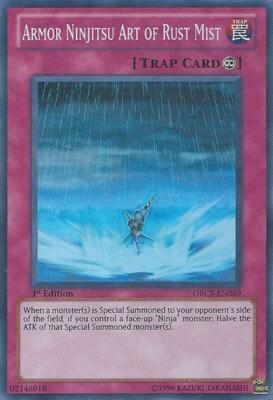 Armor Ninjitsu Art of Rust Mist - ORCS-EN069 - Super Rare - Unlimited Edition x3