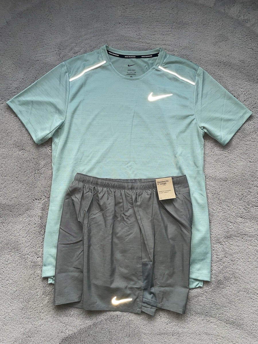 nike miler grey shorts