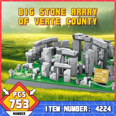 World Famous Landscape Wilt Stonehenge Building Blocks DIY Toy Blocks Set 753PCS