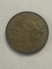 Levelland, TX, Good Times, Game Token, Amusement Token