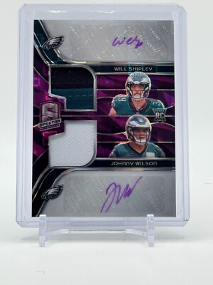 2024 WILL SHIPLEY JOHNNY WILSON PANINI SPECTRA DPA #DPA-PH 3/30, EAGLES