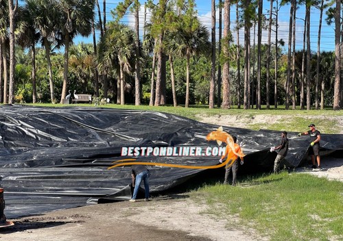 Koi Pond Liner – 20x24 HDRPE, allevamento ittico forte e flessibile USA, consegna gratuita - Foto 17 di 23