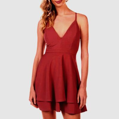 open lace back dress Amazon.com: Emerald Sundae Womens Juniors Spaghetti Strap Cocktail and  Party Dress Red M : Clothing, Shoes & Jewelry main image 0