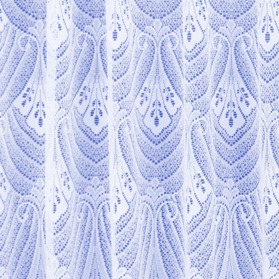 Maple Textiles white net curtain in Luxury Cotton Look Lac sold by the metre - Image 3 of 4