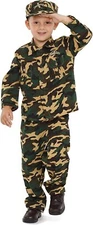 Dress-Up-America Army Costume For Kids- Soldier Costume For Boys and Girls