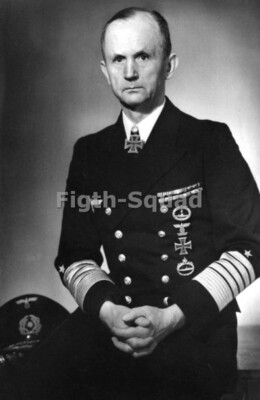 #ad WW2 Picture Photo Grand Admiral Karl Donitz Supreme Commander of Navy 5055 $5.95