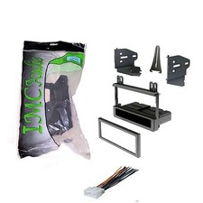 Single Din Dash Kit For Car Radio Stereo Install Replace With Wire Harness