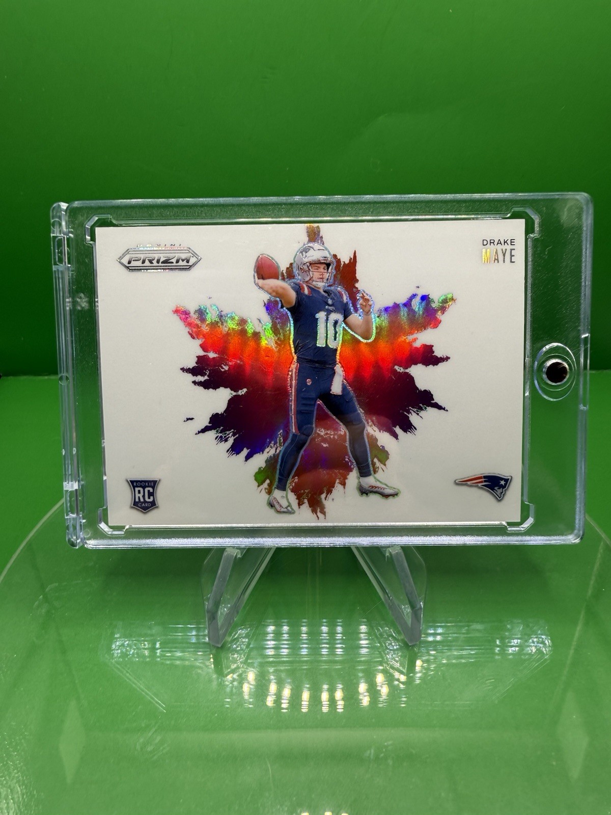 2024 Panini Prizm Drake Maye Color Blast #2 Rookie