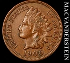 1900 Indian Head Cent - Scarce  High Grade  Lustrous  No Reserve  #L4617
