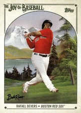 2023 Topps x Bob Ross: The Joy of Baseball #59 Rafael Devers