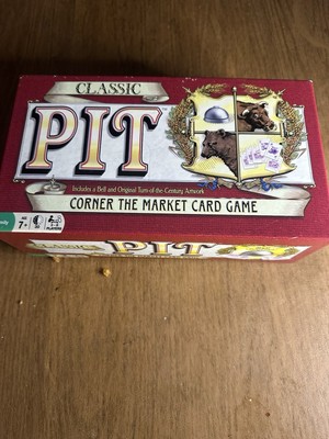Classic Pit Corner the Market Card Game with Bell in Tin Box - 100% Complete