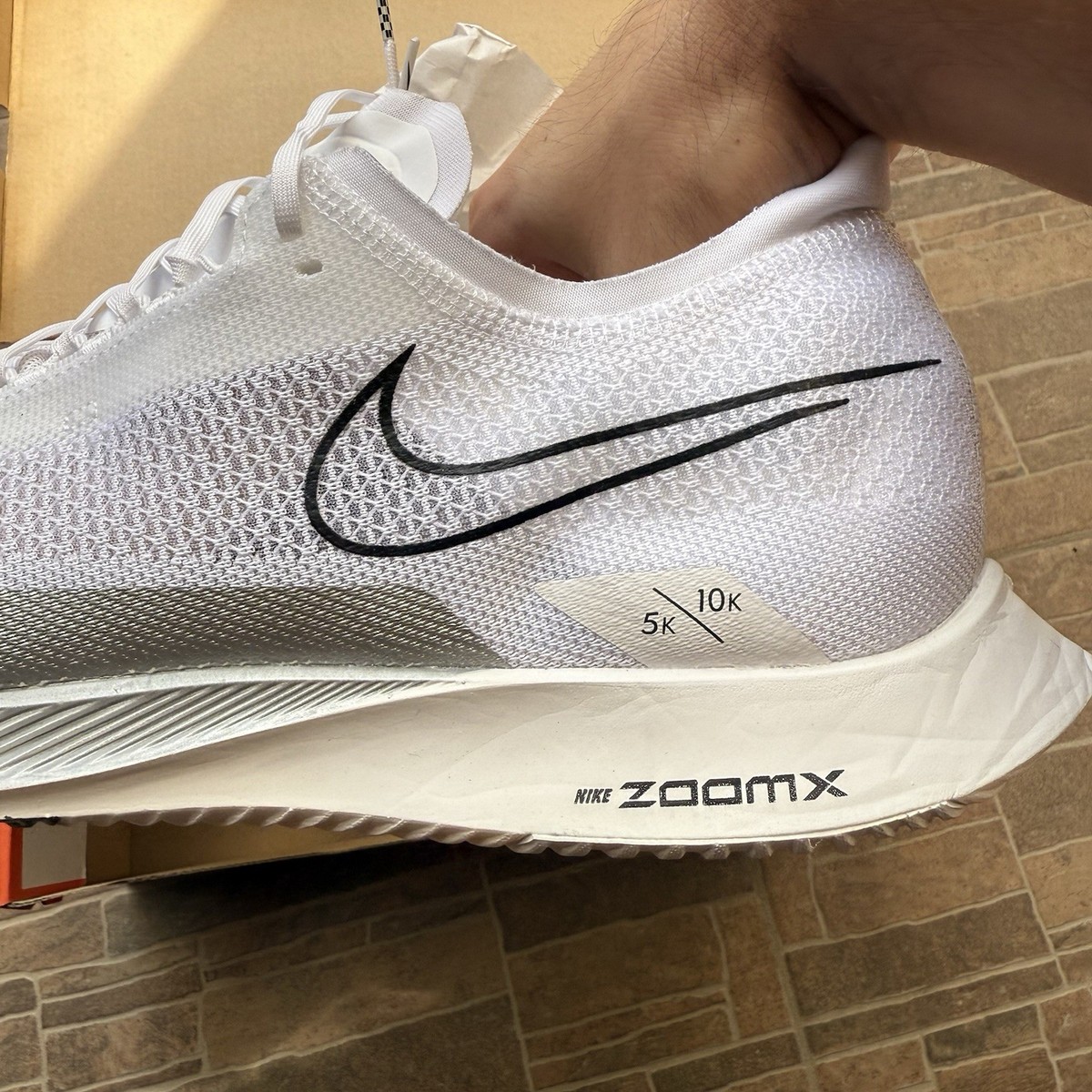 Nike Men's ZoomX Streakfly Size US 15 UK 14 White Black DJ6566-101