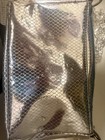 Disney Frozen Zip Pouch/Case One Size Silver Holographic Metallic Blue — photo 2