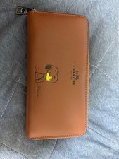 COACH Long Wallet, Snoopy Collaboration, Brown CB