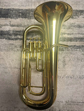 Yamaha YEP-201 Bb Euphonium 3-Valve Piston Brass Lacquered w/ Case Mouthpiece