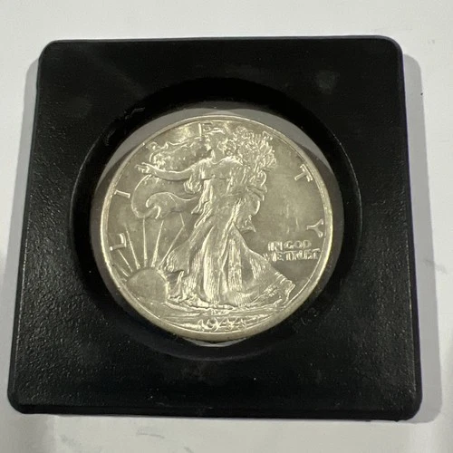 1944 Walking Liberty Half Dollar, Lustrous Gem BU
