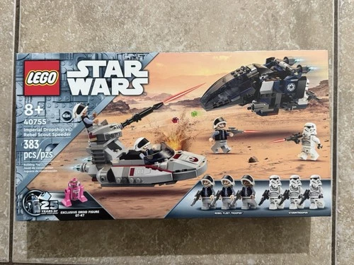 Lego Star Wars 40755 Imperial Dropship vs Rebel Scout Speeder NIB Retired