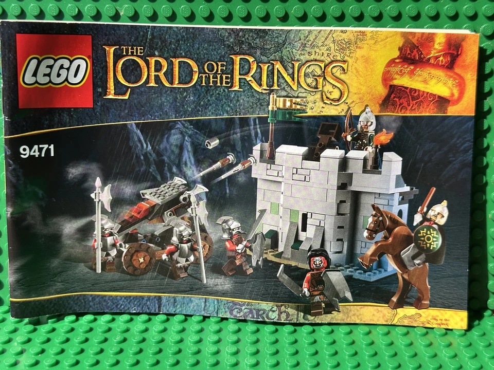 Lego Señor de los Anillos Uruk-Hai Ejército (9471) usado en su mayoría juego completo LOTR Foto 2 de 4