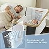 VaVaSoo Electric Rocking Bassinet 3 Speeds Automatic Sleeper