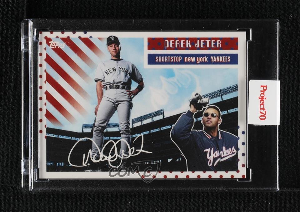 2021 Project 70 Online Exclusive 1956 Topps Baseball Derek Jeter Claw Money fl4
