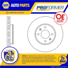 2x Brake Discs Pair Vented Front 256mm PBD8540 Proformer Set 517121G000 New