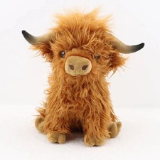Highland Cow Plush Doll   28 cm Cute Cuddly Stuffed Animal