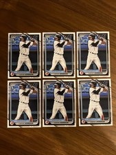 2024 Bowman Draft Paper Carter Johnson Miami Marlins #BD-12 6 Card Lot