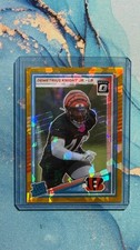 2025 Panni Optic Donruss - Demetrius Knight Jr, Bengals RC Optic Gold Ice /10