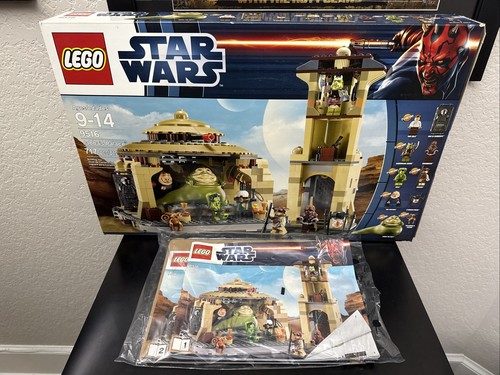 9516 LEGO Star Wars Jabba’s Palace 100% Complete Manuals, Box, Minifigs, Access. - Picture 24 of 24
