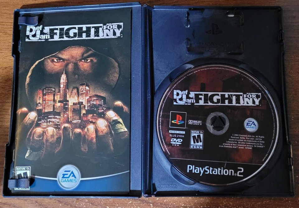 Def Jam Fight for NY (Sony PlayStation 2, PS2) - Complete - CIB