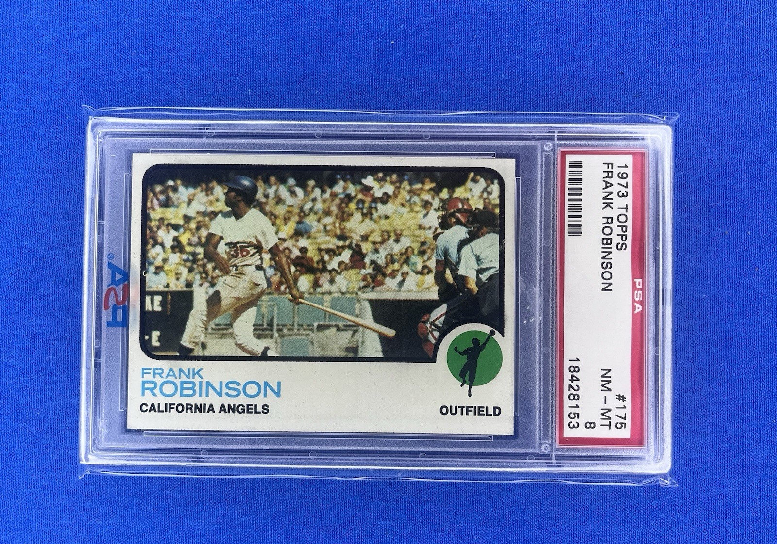 1973 Topps - Frank Robinson #175 PSA 8