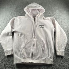Vtg Katin Hoodie Mens M White Full Zip Kanvas by Katin Made in USA 90's Surf