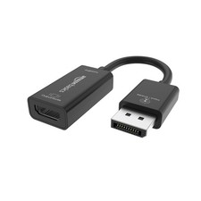 Amazon Basics DisplayPort to HDMI Female Converter 4k 60Hz Black
