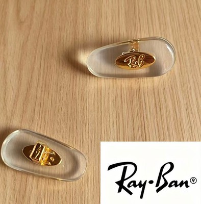 Brand new Ray-Ban sunglassesglasses with replacement nose pads GOLD