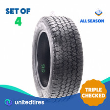 Set Of 4 Used 25560r20 Goodyear Wrangler All-terrain Adventure Lr - 7.532 Set Of 4 Used 25560r20 Goodyear Wrangler All-terrain Adventure Lr - 7.532