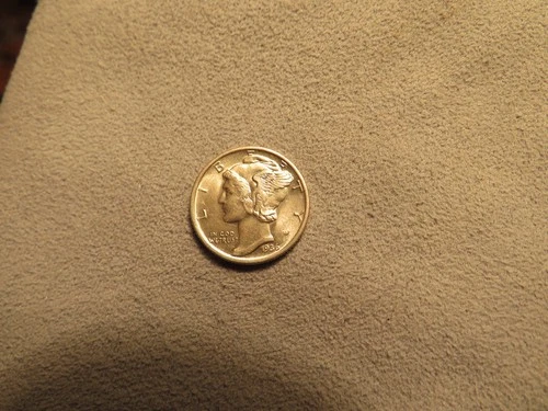 1936 Mercury Dime. BU Gem Full Bands
